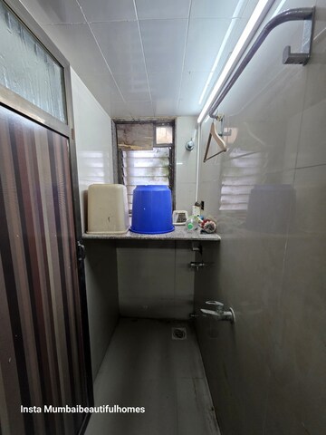 Bathroom in 1 BHK Apartment at Ashray CHS Bandra West, Bandra West – for Rent