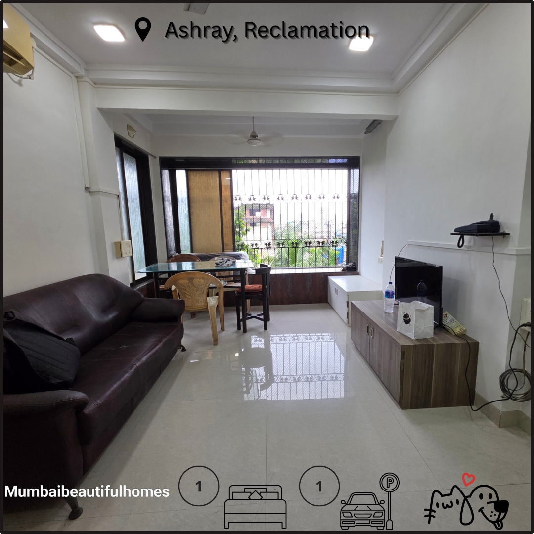 1 BHK Apartment For Rent in Ashray CHS Bandra West