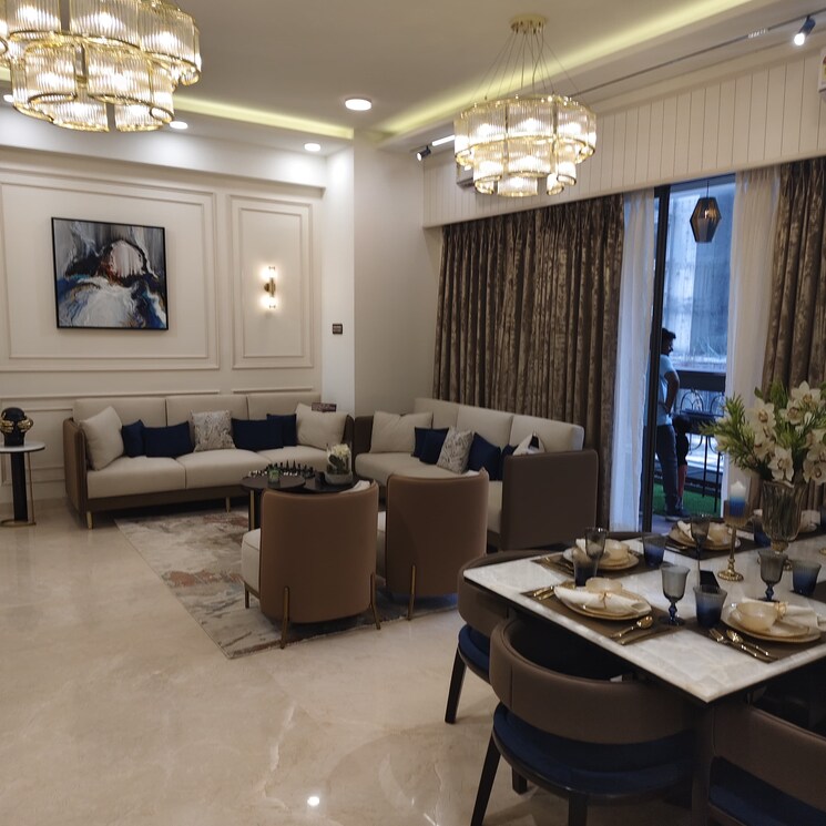 Living Room, ska-destiny-one 3 Bedroom 1603 Sq.Ft. Apartment In Zeta I Greater Noida Greater Noida 9301529