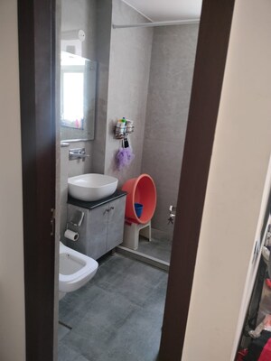 Bathroom in 3 BHK Apartment at Ram Shanti Apartment, Sector 52 – for Rent