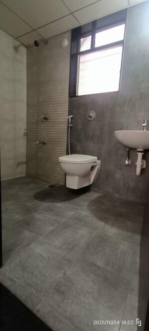 Bathroom in 2 BHK Apartment at Paranjape Schemes Richmond Park, Rahatani – for Rent