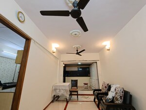 Living Room in 2 BHK Apartment at Purshottam Nayan, Ghodbunder Road – for Rent