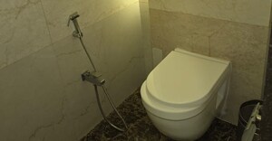 Bathroom in  Office Space at Raiaskaran Parthenon, Andheri West – for Rent