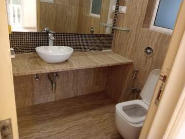 Bathroom in 3 BHK Apartment at Zahra Court Apartment, Khar West – for Rent