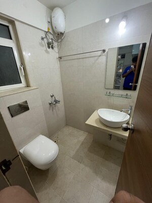 Bathroom in 1 BHK Apartment at JP Eminence, Andheri West – for Rent