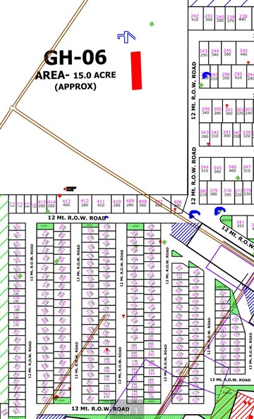  Land – Map Location View at YEIDA Plots, Dankaur - for Sale