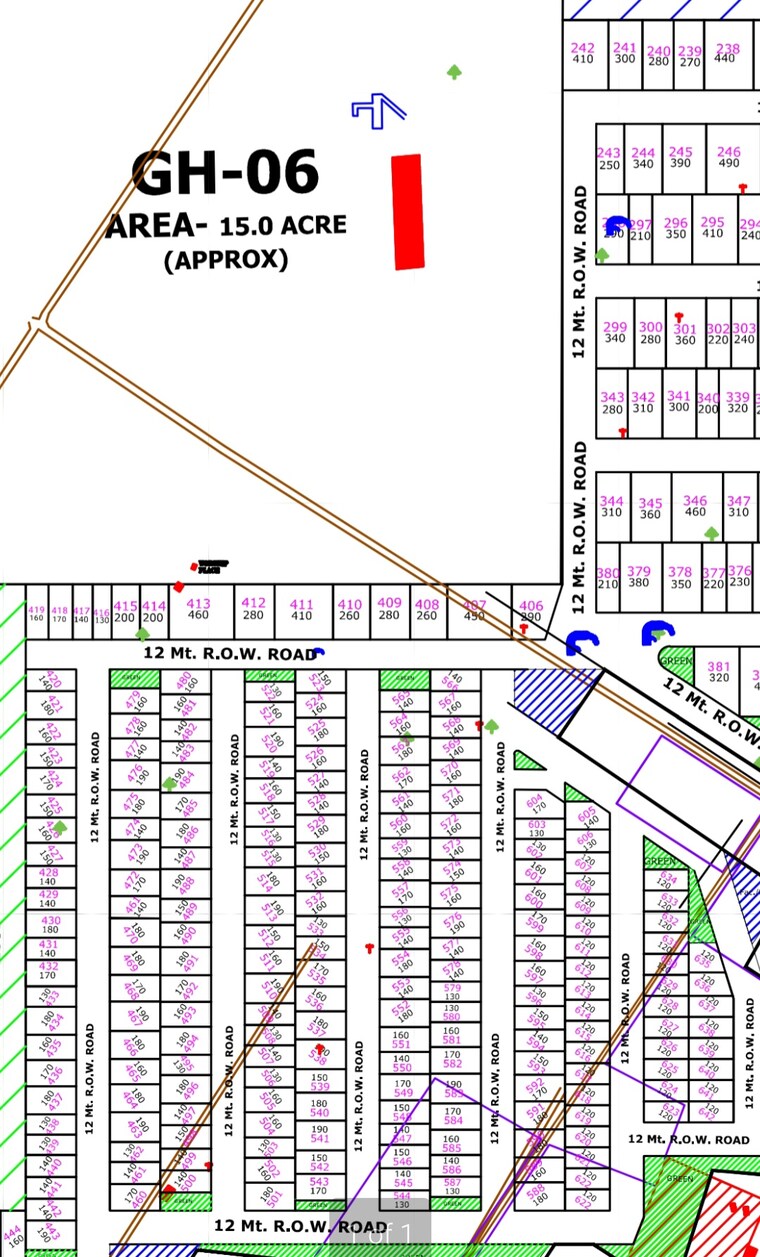Map Location, yeida-plots Commercial Land 120 Sq.Mt. In Dankaur Greater Noida 9301842