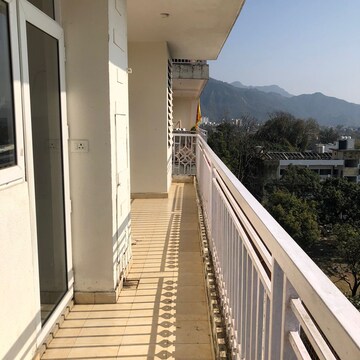 Balcony in 3 BHK Apartment at Earthcon Rajpur Greens, Rajpur – for Rent