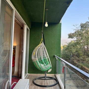 Balcony in 2 BHK Apartment at GTM The Capital, Aman Vihar – for Rent