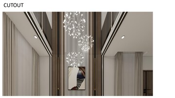 Building Lobby in 5 BHK Villa at Kondapur – for Sale