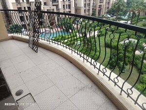 Balcony in 3.5 BHK Apartment at Eldeco Utopia, Sector 93a – for Rent