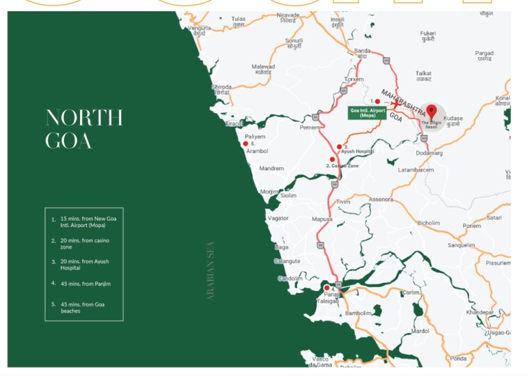 Map Location, dodamarg  5500 Sq.Ft. Plot In Dodamarg Goa 9301926