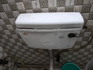 Bathroom in 3 BHK Apartment at Mayur Vihar – for Rent