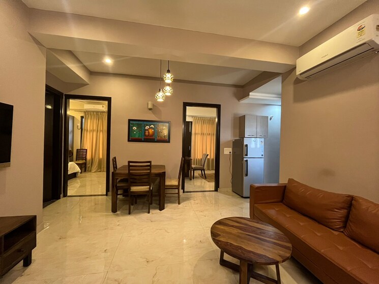 Living Room, cosmos-floors 3 Bedroom 2000 Sq.Ft. Builder Floor In Sector 52 Gurgaon 9302048