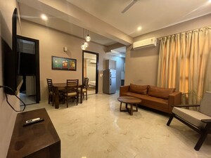 Living Room in 3 BHK Builder Floor at Cosmos Floors, Sector 52 – for Rent