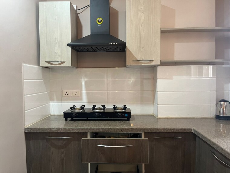 Kitchen, cosmos-floors 3 Bedroom 2000 Sq.Ft. Builder Floor In Sector 52 Gurgaon 9302048