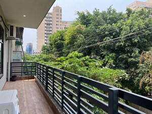 Balcony in 3 BHK Builder Floor at Cosmos Floors, Sector 52 – for Rent