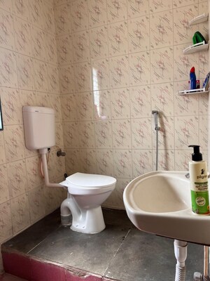 Bathroom in 1 BHK Apartment at Pinnac River Dale Residency, Karve Nagar – for Rent