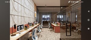 Floor Plan in  Office Space in IT/SEZ at SAS Diamond Towers, Financial District – for Sale