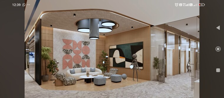 Team Area, sas-diamond-towers Commercial Office Space in IT/SEZ 600 Sq.Ft. In Financial District Hyderabad 9302162