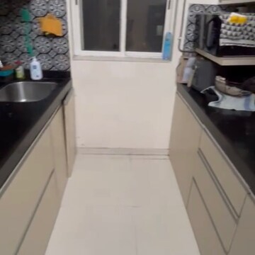 Kitchen in 1 BHK Apartment at Lodha Amara, Sandoz Baug – for Rent
