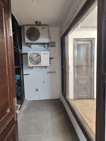 Balcony in 3 BHK Builder Floor at Chittaranjan Park – for Rent
