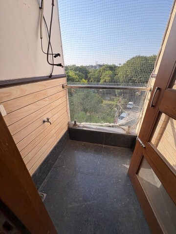 Balcony in 2 BHK Builder Floor at Kalkaji – for Rent