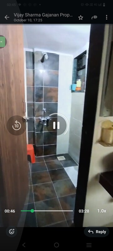 Bathroom in 2 BHK Apartment at Kalyan West – for Sale