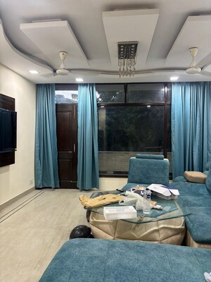 Living Room in 3 BHK Builder Floor at Greater Kailash ii – for Rent