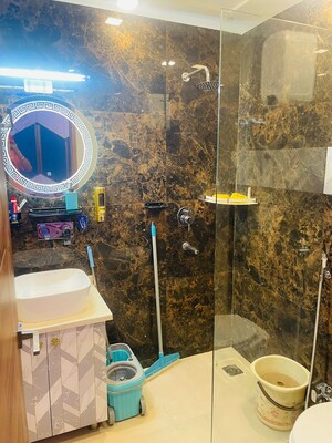 Bathroom in 3 BHK Builder Floor at Parklands, Sector 85 – for Sale