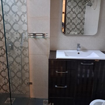 Bathroom in 3 BHK Builder Floor at Gulmohar Park – for Rent