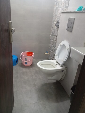 Bathroom in 1 BHK Builder Floor at East Of Kailash – for Rent