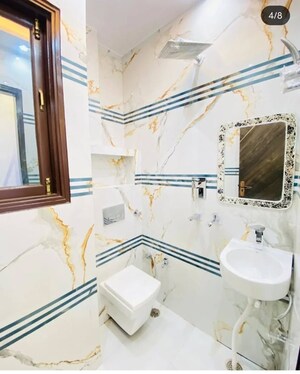 Bathroom in 3 BHK Builder Floor at Bhagwati Vihar – for Rent