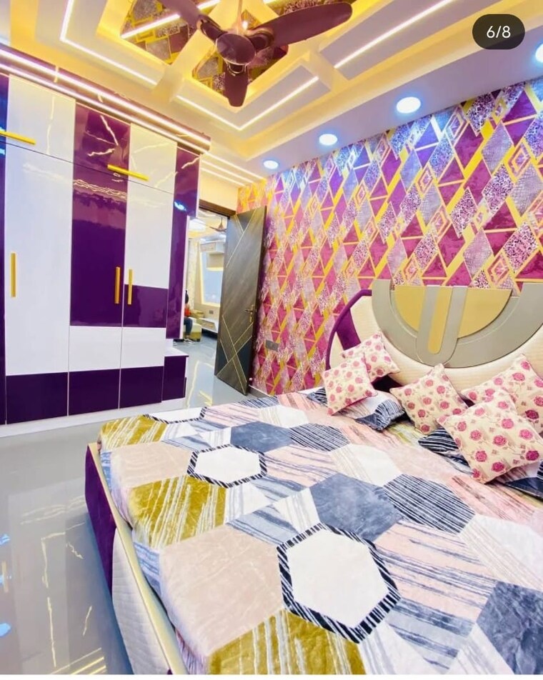 Bedroom, bhagwati vihar 3 Bedroom 100 Sq.Yd. Builder Floor In Bhagwati Vihar Delhi 9302314