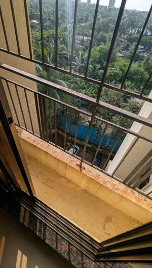 Balcony in 1 BHK Apartment at Bali Residency, Malad West – for Rent