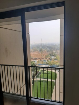 Balcony in 3 BHK Apartment at Runwal Gardens, Dombivli East – for Rent