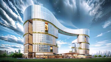  Office Space – Exterior View View at DAH Greentech NX One, Tech Zone 4 Greater Noida - for Rent