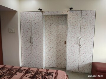 Bedroom in 1 BHK Apartment at Ajmera Odyessey Apartment, Bhakti Park – for Rent