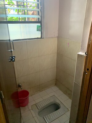 Bathroom in 1 BHK Apartment at Kumar Mahatma Society, Kothrud – for Rent