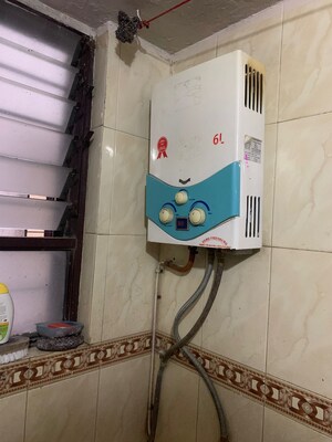 Bathroom in 1 BHK Apartment at Kumar Mahatma Society, Kothrud – for Rent