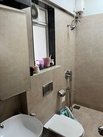 Bathroom in 2 BHK Apartment at Godrej Prime, Chembur – for Rent