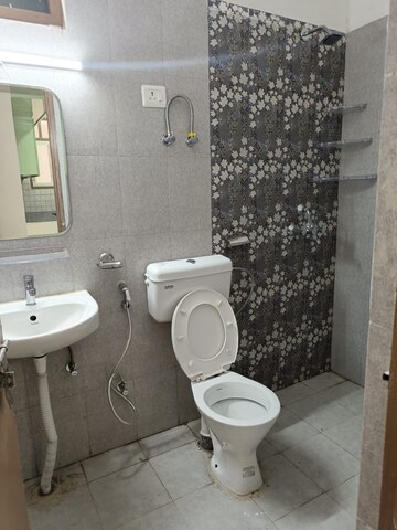 Bathroom in 2 BHK Apartment at Pareena Om Apartments, Sector 112 – for Rent