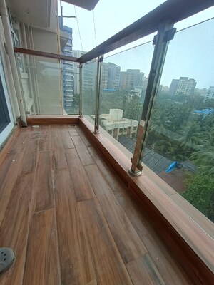 Balcony in 3 BHK Apartment at Vaibhavlaxmi Queens Avenue, Chembur – for Rent