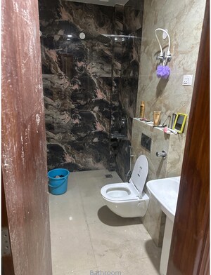 Bathroom in 3 BHK Builder Floor at RWA Apartments, Sector 31 – for Rent