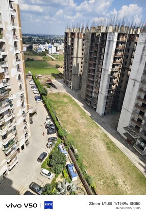 Balcony in 3.5 BHK Apartment at Techman Moti Residency, Raj Nagar Extension – for Sale
