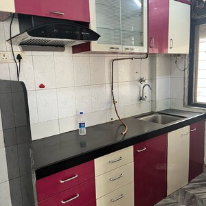 Kitchen in 1 BHK Apartment at Sambhav Deep Planet, Kharghar Sector 34 – for Rent