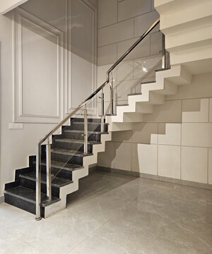 Staircase in 3 BHK Villa at Shri Northview Avenue, Dyalpur – for Sale