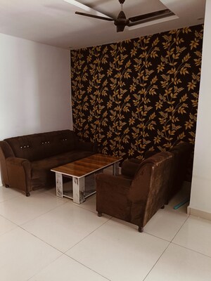 Living Room in 3 BHK Builder Floor at Motia Blue Ridge, Dhakoli – for Rent