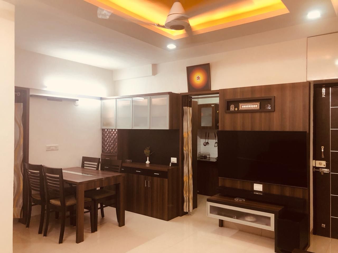 Living Room in 3 BHK Apartment at Vanaz Corner, Kothrud – for Sale