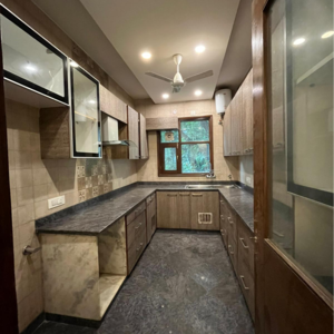 Kitchen in 3 BHK Builder Floor at Navjeevan Vihar – for Rent
